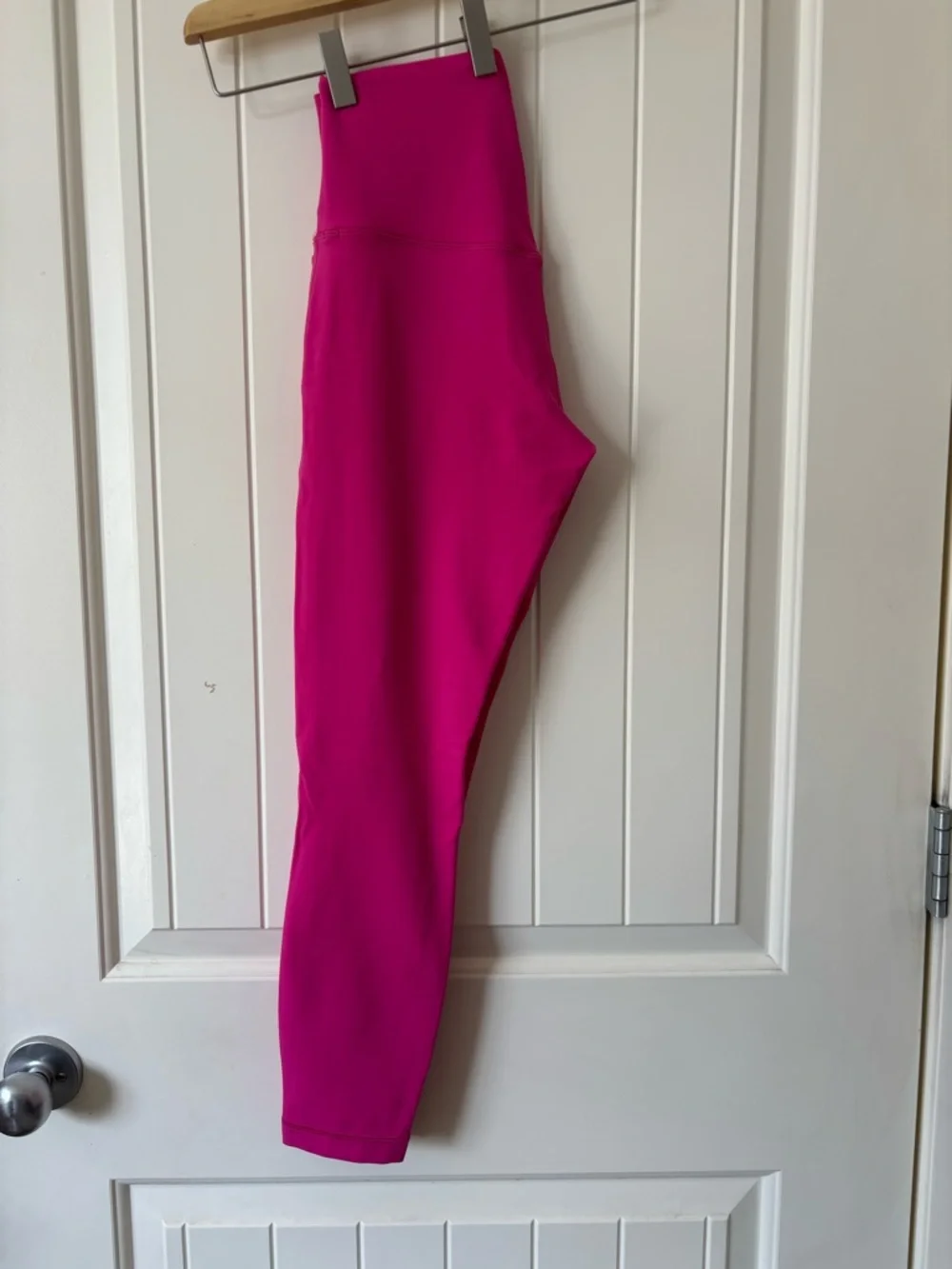 lululemon Align Women's Neon Pink High-Rise Double Lined Leggings Size 6 - Picture 2 of 5